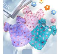 Camisa de Verano de Colores Variados para Perros, Ropa para Cachorros, Sudadera a Rayas, Chaleco refrigerante para Perros pequeños y medianos, 3 uds.