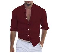 Camisa de verano para hombre, corte ajustado, camisa blanca para hombre, camisas de lino, manga corta, camisa de lino ligera, camisa de lino en color blanco, camisa, camisa negra, camisa informal