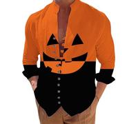 Camisa de vestir de manga larga de ajuste regular para hombre, para otoño, algodón, pana, para negocios, informal, para oficina, ropa de trabajo, suave y cómoda, transparente, L