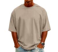 Camisa de Vestir Hombre, Surf Talla Grande Fashion Antisudor Tecnica Transpirable Elegante Deportivo Manga Corta Poliester Cuello Redondo Deporte Personalizada Shirts for Men,XXL