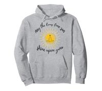 Camisa de yoga Kundalini May The Long Time Sun Shine Upon You Sudadera con Capucha
