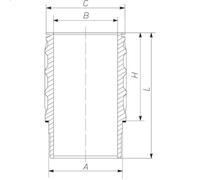 Camisa del cilindro MAHLE 061 WN 26 00 para SCANIA T 10.64 2004-2005