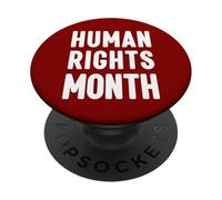 Camisa del Mes de los Derechos Humanos - Mes Universal de los Der PopSockets PopGrip Adhesivo