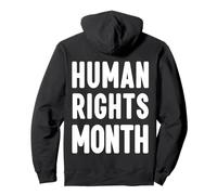 Camisa del Mes de los Derechos Humanos - Mes Universal de los Der Sudadera con Capucha