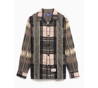 Camisa DEVÁ STATES Ikat Men's Long Sleeve Linen Shirt para hombre Multi L
