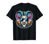 Camisa Dirndl Top Lederhose Bier List Geiss-Bock del Oktoberfest Camiseta