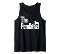 Camisa Divertida con diseño de papá y Perro de Pomerania de The PomFather, Regalo para Hombre Camiseta sin Mangas