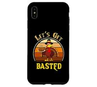 Camisa Divertida con Forma de Pavo Let's Get Basted para Mujer y Hombre, Acción de Gracias Carcasa para iPhone XS MAX