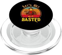 Camisa Divertida con Forma de Pavo Let's Get Basted para Mujer y Hombre, Acción de Gracias PopSockets PopGrip para MagSafe