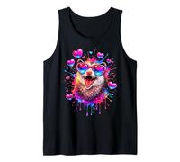 Camisa Divertida de Amor de zarigüeya con corazón Colorido Camiseta sin Mangas