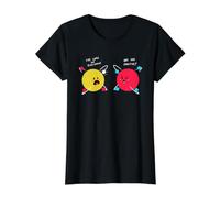 Camisa Divertida de Ciencia de protones y electrones de física y química Camiseta gráfica económica, Mujer, Negro, S