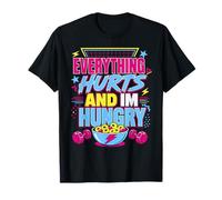 Camisa Divertida de Entrenamiento para Gimnasio Everything Hurts and Im Hungry Camiseta