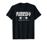 Camisa Divertida de Gimnasio con Barra de Terapia más Barata Que un sofá Camiseta gráfica económica
