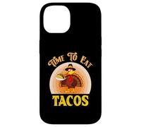 Camisa Divertida de Tacos Time To Eat Tacos para Mujeres, Hombres y niños Carcasa para iPhone 14