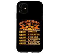 Camisa Divertida de Tarifa por Hora para mecánicos, tarifas laborales Carcasa para iPhone 11