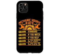 Camisa Divertida de Tarifa por Hora para mecánicos, tarifas laborales Carcasa para iPhone 11 Pro MAX
