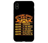 Camisa Divertida de Tarifa por Hora para mecánicos, tarifas laborales Carcasa para iPhone XS MAX