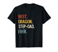 Camisa Divertida para papá con el Mejor dragón Step-Dad Ever para el día del Padre Camiseta