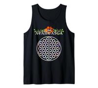 Camisa DMT Flor de la Vida Geometría Sagrada Mandala Ayahuasca Camiseta sin Mangas
