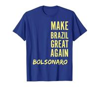 Camisa Do Bolsonaro - Camisa Bolsonaro 2018 Presidente Camiseta, Hombre, Azul Real, L