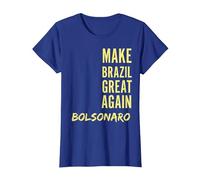 Camisa Do Bolsonaro - Camisa Bolsonaro 2018 Presidente Camiseta, Mujer, Azul Real, M