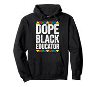 Camisa educadora Negra Dope Black para el Mes de la Historia Sudadera con Capucha