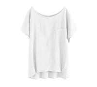 Camisa Elegante Mujer Blusas Camisetas Manga Corta Mujer Marca Túnica De Talla Grande Blusa De Mangas 3/4 Blusa Verano para Camisa Casual Manga Larga Remata Una Tipo Túnica Algodón Suelta