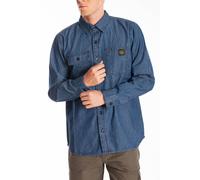 Camisa en Jeans de Trabajo En Denim Piedra Washed 100% Algodón Mate Rica Lewis