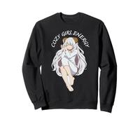 Camisa energética Cozy Girl - Lindo Anime Suave Sleepy Era Kawaii Sudadera