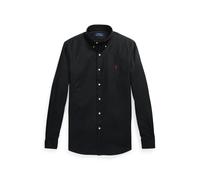 Camisa entallada de popelín elástico Hombre Talla L. Color Negro