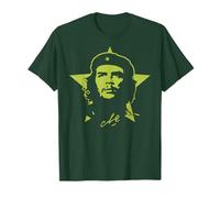 Camisa Ernesto Che Guevara Verde Revolución Cubana Rebelde Camiseta