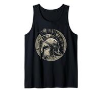 Camisa espartana gladiador griego antiguo guerrero espartano Camiseta sin Mangas