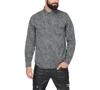 Camisa estampada gris Diesel S-East para hombre M