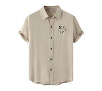 Camisa Estampada Hombre Manga Larga con Botones. Diseño Moderno Y Tejido Transpirable para Uso Diario. Camisa Casual Hombre Looks Informales Y Elegantes.