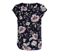 Camisa estampada manga corta cuello redondo básica para mujer - ONLYVIC