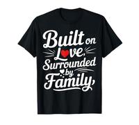 Camisa Familiar Built on Love con Cita a Juego Camiseta