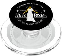 Camisa Feliz Pascua He Is Risen Jesus Cross Santa Resurrección PopSockets PopGrip para MagSafe