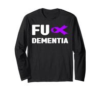 Camisa FI Demencia - FU Alzheimer, Concientización sobre la Demencia Manga Larga