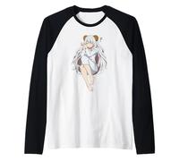 Camisa Five More Minutes - Lindo Anime Suave Sleepy Girl Kawaii Camiseta Manga Raglan