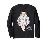 Camisa Five More Minutes - Lindo Anime Suave Sleepy Girl Kawaii Manga Larga