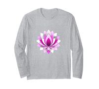 Camisa Flor de Loto Rosa Lotus Mandala Manga Larga