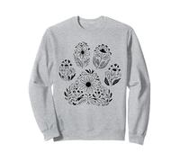 Camisa floral con estampado de huellas para perros y madres, animales de rescate de animales Sudadera