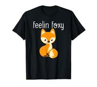 Camisa Fox para niñas y mujeres FEELIN FOXY Funny Love Foxes Mom Gift Camiseta