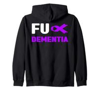 Camisa FU Demencia - FU Alzheimer, Demencia Alzheimer Sudadera con Capucha