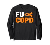 Camisa FU EPOC - Cinta Naranja Concientización sobre la EPOC Manga Larga