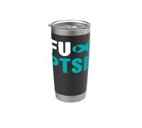 Camisa FU PTSD - Concientización sobre el trastorno de estrés postraumático Vaso térmico de acero inoxidable de doble pared