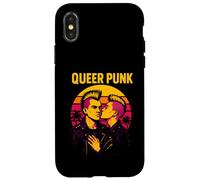 Camisa Gay Punk Rebel Rainbow LGBTQ Carcasa para iPhone X/XS