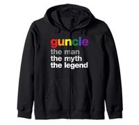 Camisa Gay Rainbow Uncle The Myth The Man The Legend Sudadera con Capucha