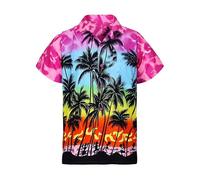 Camisa genérica Hombre 2026 Oficina Casual Calidad Manga Corta Diseño Cuello Cuba Moda Transpirable Verano Superior Profesional, rosa, M