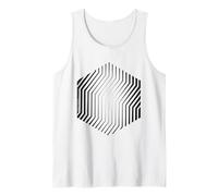 Camisa Geometría Sagrada Hexágono Futurista Abstracto Fractal Camiseta sin Mangas